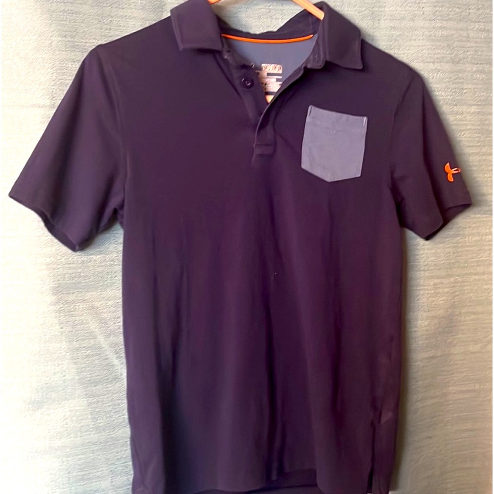 Under Armour boys loose heat gear polo shirt